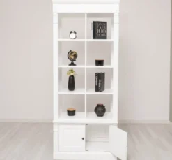 Casa Padrino Bücherregal im Landhausstil, 90 x 53 x 220 cm