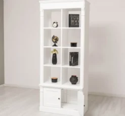 Casa Padrino Bücherregal im Landhausstil, 90 x 53 x 220 cm