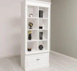 Casa Padrino Bücherregal im Landhausstil, 90 x 53 x 220 cm