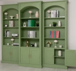 Casa Padrino Bücherregal im Landhausstil, 102 x 30 x 250 cm