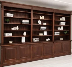 Casa Padrino Bücherregal im Landhausstil, 357 x 48 x 237 cm