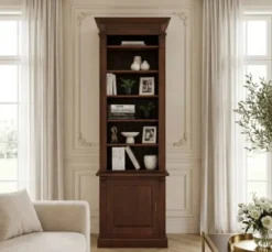 Casa Padrino Bücherregal im Landhausstil, 77 x 48 x 237 cm