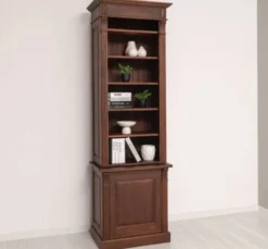 Casa Padrino Bücherregal im Landhausstil, 77 x 48 x 237 cm