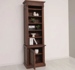 Casa Padrino Bücherregal im Landhausstil, 77 x 48 x 237 cm