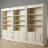Casa Padrino Bücherregal im Landhausstil, 340 x 46 x 197 cm