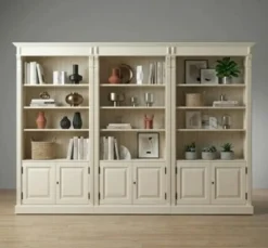 Casa Padrino Bücherregal im Landhausstil, 340 x 46 x 197 cm