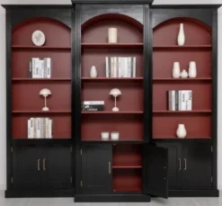 Casa Padrino Bücherregal im Landhausstil, 296 x 30 x 250 cm