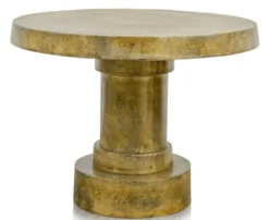 Casa Padrino Beistelltisch Antik Gold 60 x H. 45 cm - Wohnzimmertisch