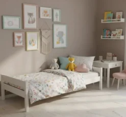Casa Padrino Bett im Landhausstil, 200 x 90 x 50 cm