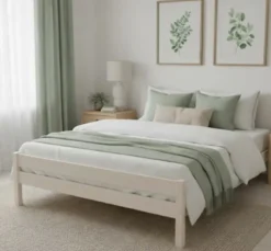 Casa Padrino Bett im Landhausstil, 200 x 120 x 50 cm