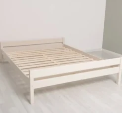 Casa Padrino Bett im Landhausstil, 200 x 120 x 50 cm
