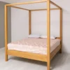 Casa Padrino Bett im Landhausstil, 180 x 200 x 214 cm
