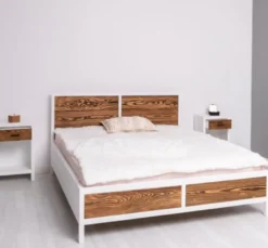 Casa Padrino Bett im Landhausstil, 180 x 200 x 110 cm