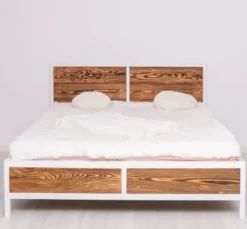 Casa Padrino Bett im Landhausstil, 180 x 200 x 110 cm