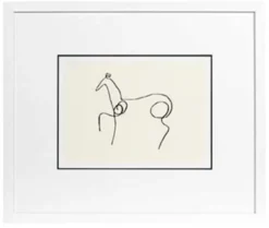 Casa Padrino Bilder 2er Set Picasso 65 x H. 154 cm - Luxus Hotel Dekoration