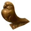 Casa Padrino Bronzefigur Vogel Bronze - Dekorative Tierskulptur mit geschlossenen Augen