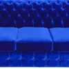 Casa Padrino Chesterfield 3er Sofa in Royalblau 200 x 90 x H. 78 cm - Luxus Qualität