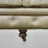 Casa Padrino Chesterfield Luxus Echt Leder Sofa 2,5-Sitzer im Vintage Leder Design, Farbe Galata Sawia, Breite 220 cm