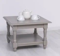 Casa Padrino Couchtisch im Landhausstil, 65 x 65 x 45 cm