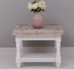 Casa Padrino Couchtisch im Landhausstil, 65 x 65 x 45 cm