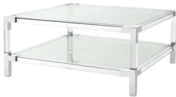 Casa Padrino Couchtisch 100 x 100 x H. 45 cm - Luxus Designer Möbel