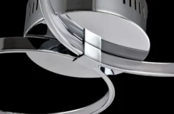 Casa Padrino Decken- und Wandleuchte Silber 74 x 44 x H. 7 cm - Moderne LED Leuchte