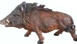 Casa Padrino Dekofigur Wildschwein 60 x H. 45 cm - Deko Skulptur