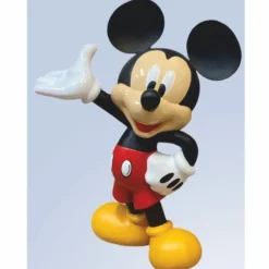 Casa Padrino Deko Skulptur Bunt 87 x 54 x H. 120 cm - Cartoon Figur - Große Dekofigur