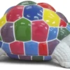 Casa Padrino Deko Skulptur Schildkröte Mehrfarbig / Weiß 110 cm - Garten Deko Figur