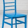 Casa Padrino Designer Acryl Stuhl Set Blau 40 x 46 x H. 92,5 cm - Esszimmerstühle - Acryl Esszimmer Möbel