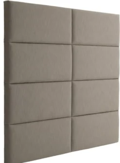Casa Padrino Designer Bett-Kopfteil Hellbraun 200 x H. 180 cm - Luxus Möbel