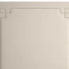Casa Padrino Designer Bett-Kopfteil Naturfarbig 180 x H. 150 cm - Luxus Schlafzimmermöbel