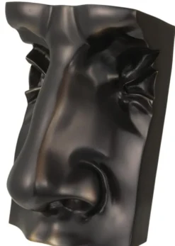 Casa Padrino Designer Deko Objekt Gesicht Antik Bronze 15 x 12 x H. 23 cm - Luxus Kollektion