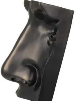 Casa Padrino Designer Deko Objekt Gesicht Antik Bronze 15 x 12 x H. 23 cm - Luxus Kollektion