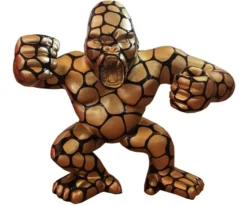 Casa Padrino Designer Deko Skulptur Gorilla Affe Gold / Schwarz 125 x 60 x H. 102 cm - Wetterbeständige Dekofigur - Garten Terrassen Deko