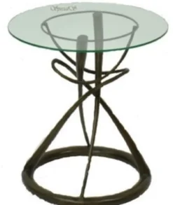 Casa Padrino Designer Esstisch Bronze Ø 71 x H. 70 cm - Runder Esszimmertisch mit Glasplatte - Luxus Qualität