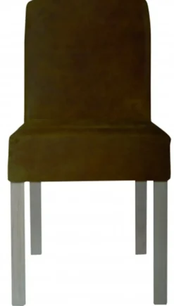 Casa Padrino Designer Esszimmer Stuhl ModEF 35 in Braun Leder, Massivholz Buche, H 88 cm, B 45 cm, T 61 cm