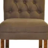 Casa Padrino Designer Esszimmer Stuhl ModEF 16 im Chesterfield Design Braun-Grau / Braun - 103 x 48 x 69 cm