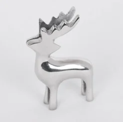 Casa Padrino Designer Kartenhalter Set Luxus Hotel Collection aus Messing in Nickel 6,5 x 1,5 x H 5 cm