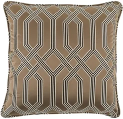 Casa Padrino Designer Kissen Braun 60 x 60 cm - Luxus Wohnzimmer Accessoires