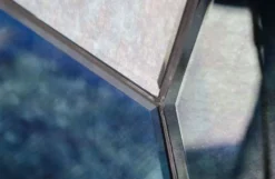 Casa Padrino Designer Konsole mit antikem Spiegelglas 125 x 54 x H. 100 cm - Designer Kollektion