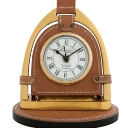 Casa Padrino Designer Luxus Uhr Cadance Day-Date Since 1909 Automatic - Messing & Braun - B 17 x T 12 x H 19 cm