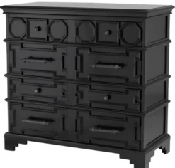 Casa Padrino Designer Mahagoni Kommode 107 x 51 x H. 101 cm - Luxus Qualität