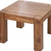 Casa Padrino Designer Massivholz Couchtisch Natur 60 x H. 40 cm - Massivholz - Salon Wohnzimmer Tisch