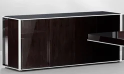 Casa Padrino Designer Schrank 200 x 52 x H. 80,5 cm - Luxus Wohnzimmerschrank
