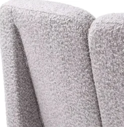 Casa Padrino Designer Sessel Grau 75 x 73 x H. 72,5 cm - Wohnzimmer & Hotel Sessel - Wohnzimmer & Hotel Möbel - Luxus Kollektion