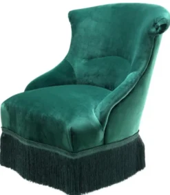 Casa Padrino Designer Sessel Grün 68 x 70 x H. 79 cm - Luxus Kollektion
