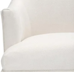 Casa Padrino Designer Sessel Weiß 63 x 63 x H. 81 cm - Luxus Kollektion