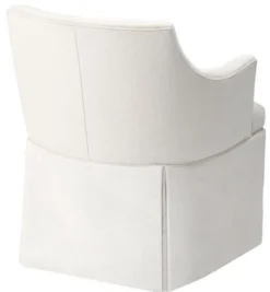 Casa Padrino Designer Sessel Weiß 63 x 63 x H. 81 cm - Luxus Kollektion