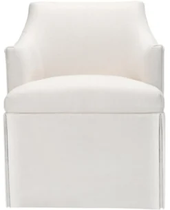 Casa Padrino Designer Sessel Weiß 63 x 63 x H. 81 cm - Luxus Kollektion